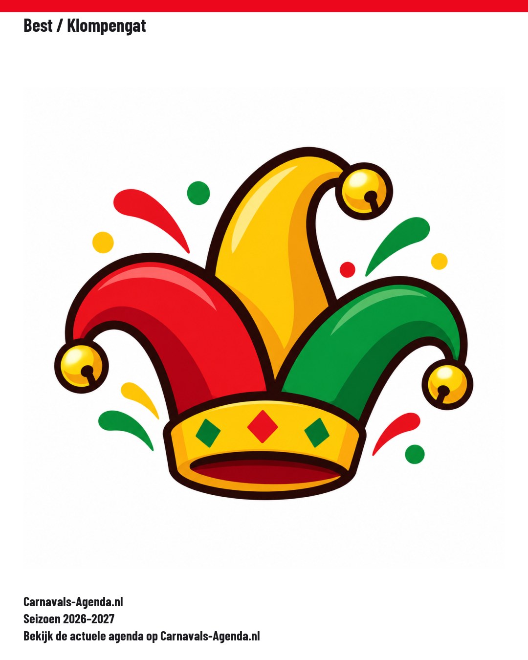 Promotiekaart voor Best / Klompengat